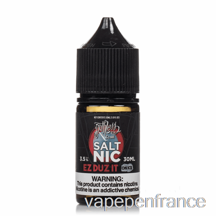 Ez Duz It Sur Glace - Sel Impitoyable - Stylo Vape 30 Ml 20 Mg